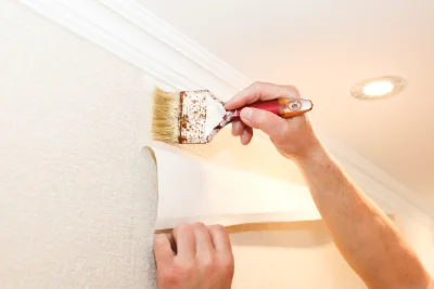 Pose de papier peint à Clérieux — revêtements muraux et toiles de verre
